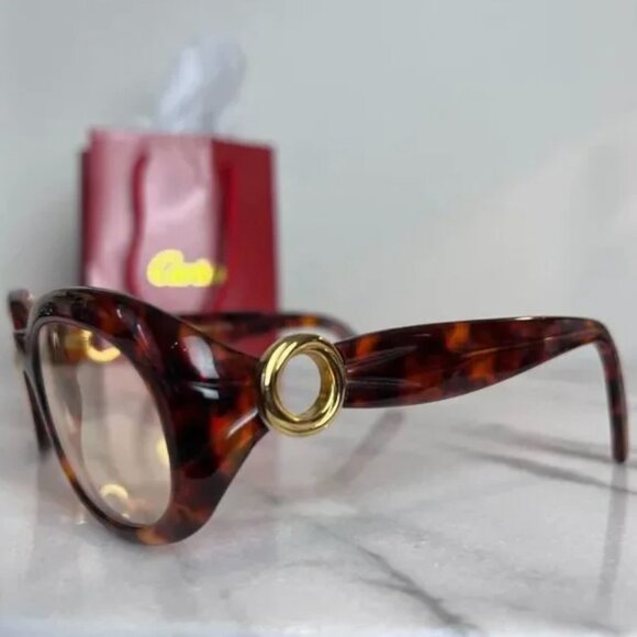Cartier Vintage Tortoise Frame Sunglasses with New Lenses - Picture 2 of 4